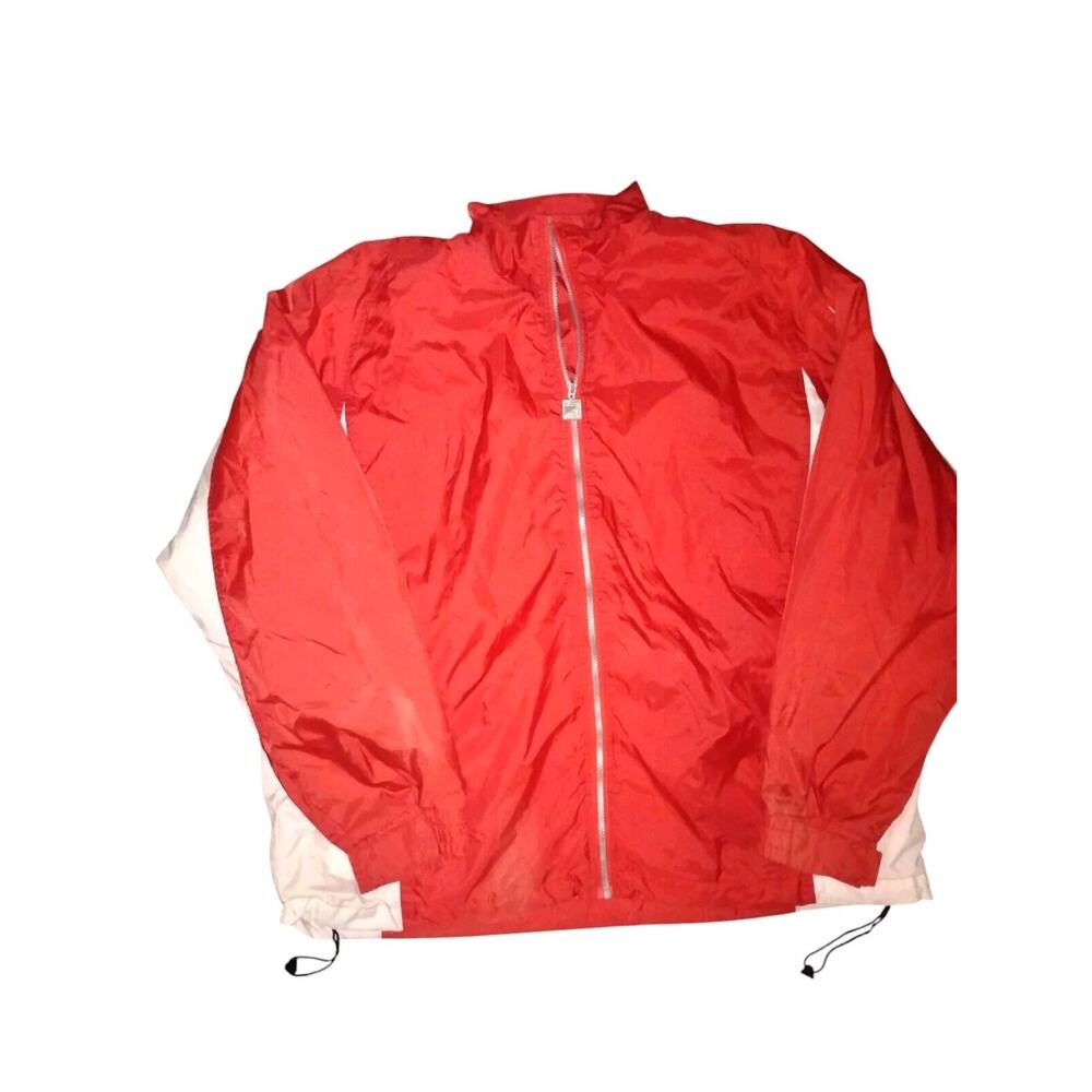 D14 - Vintage Pro Celebrity American Team Sports Polo Style Zip Up Size XL